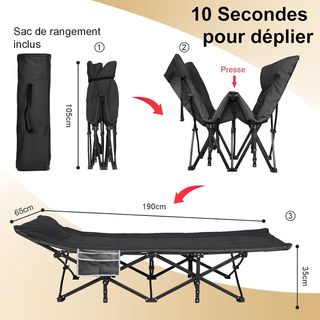 Cama Camping Plegable