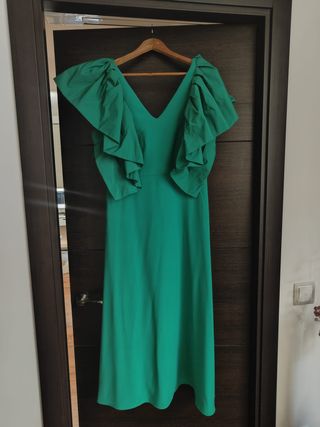 Vestido Coosy invitada verde