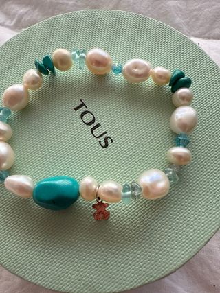 Pulsera Tous Perlas y Turquesas