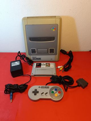 Consola Super Nintendo Snes + juego, completa ! 