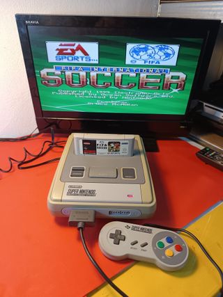 Consola Super Nintendo Snes + juego, completa ! 