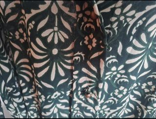 Vestido camisero Zara estampado verde Talla L