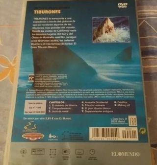DVD Documental Tiburones IMAX Español
