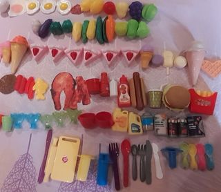 Cocina de juguete con accesorios