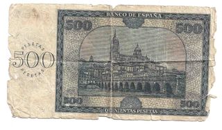 Billete 500 Pesetas 21 Nov 1936