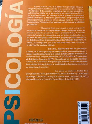 Guía de ética profesional en psicología clínica...