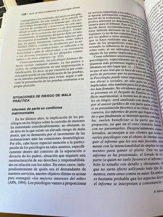 Guía de ética profesional en psicología clínica...