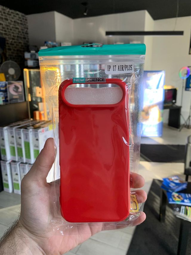 Capa iPhone 17 Air New Science Vermelha