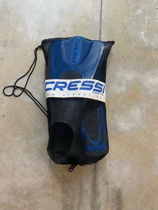 Aletas de buceo Cressi azules talla XL