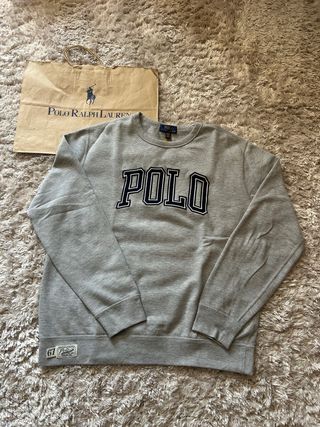 Sudadera Polo Ralph Lauren Gris Nueva