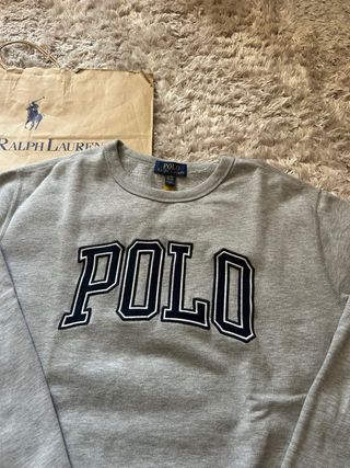 Sudadera Polo Ralph Lauren Gris Nueva