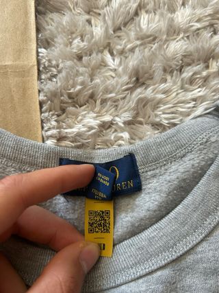 Sudadera Polo Ralph Lauren Gris Nueva