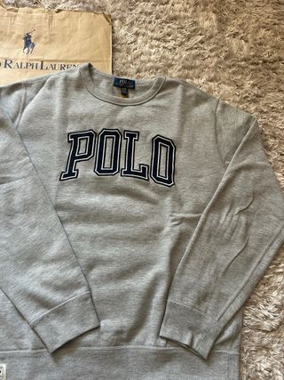Sudadera Polo Ralph Lauren Gris Nueva