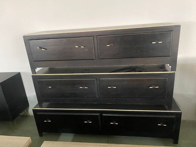 Mueble TV Madera Negro