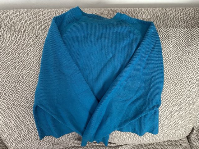 Jersey azul de punto