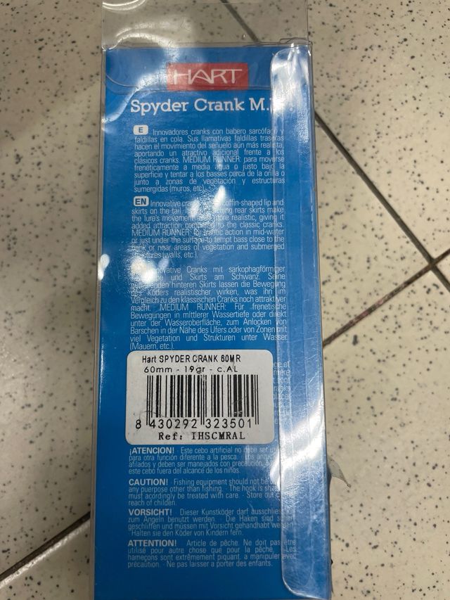 Señuelo Hart Spyder Crank D.R.