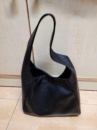 Bolso de piel Seasons negro