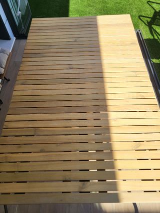 Mesa Kave Home Madera y Metal Exterior