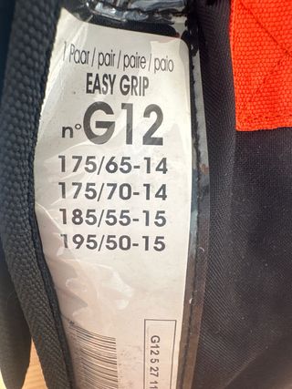 Michelin Easy Grip Cadenas Nieve G12