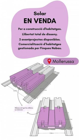 Solar en venta en Mollerussa