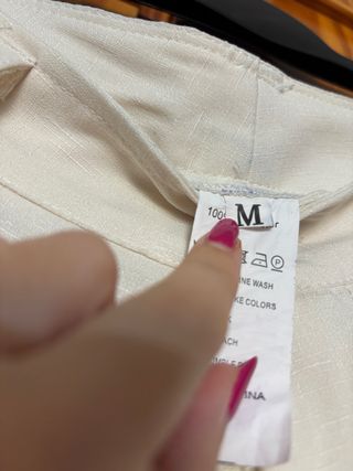 Pantalón étnico bordado talla M