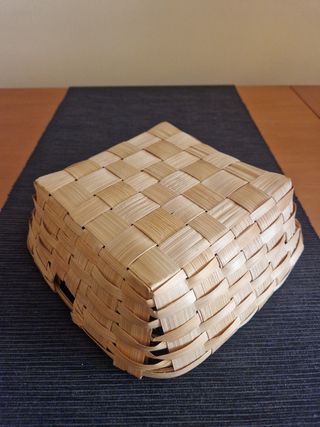 Cestito de mimbre para pan