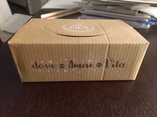 Coppia Tazzine Caffè Amore Vita Oro