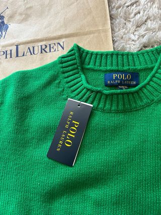Jersey Polo Ralph Lauren Verde Nuevo