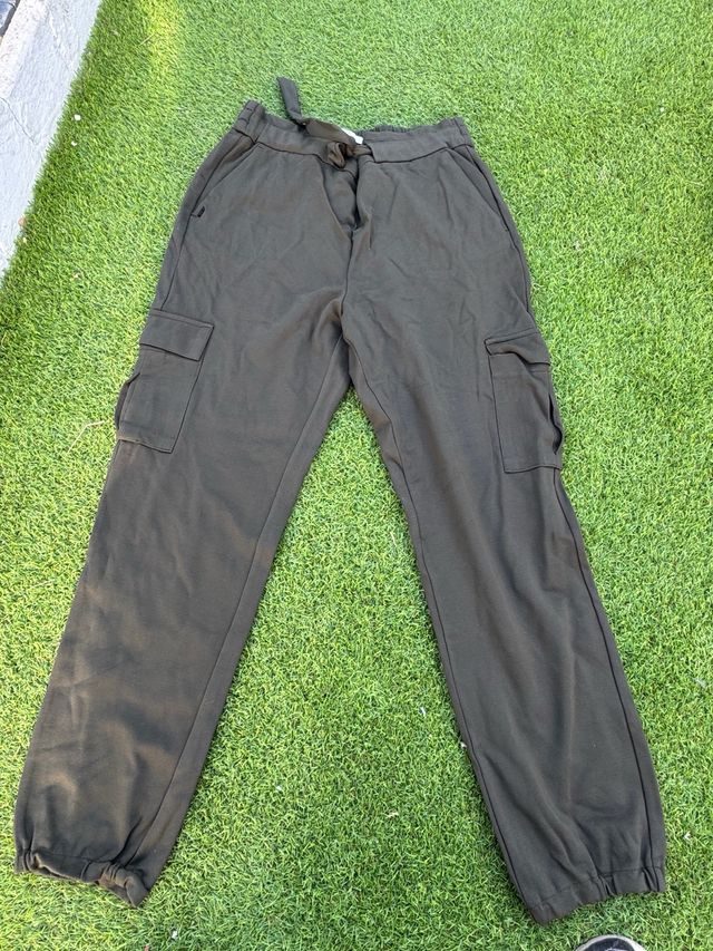 Pantalón cargo militar elástico