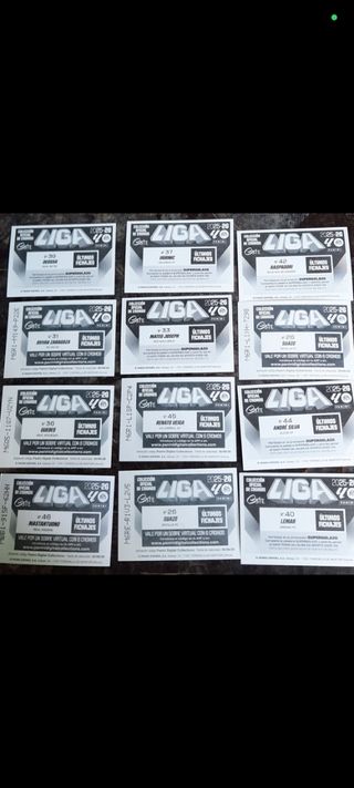 Cromos Liga Este 25/26 3ª Edición