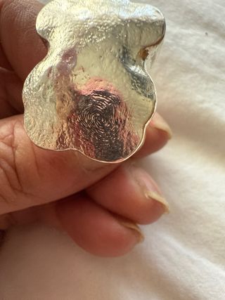 Anillo Tous Oso Grande Plata