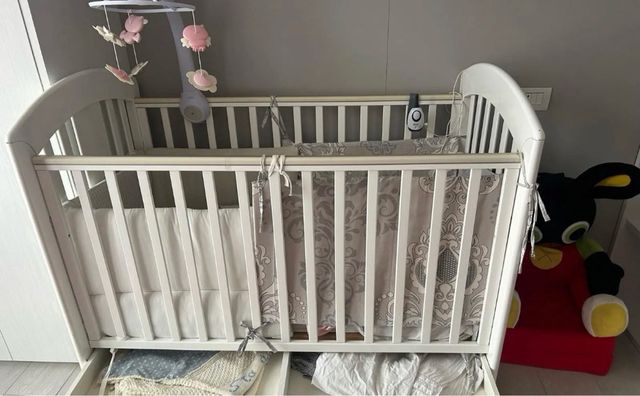 Lettino per bambini bianco