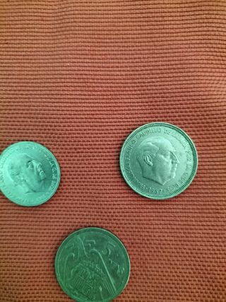 Monedas 5 pts Franco 1957