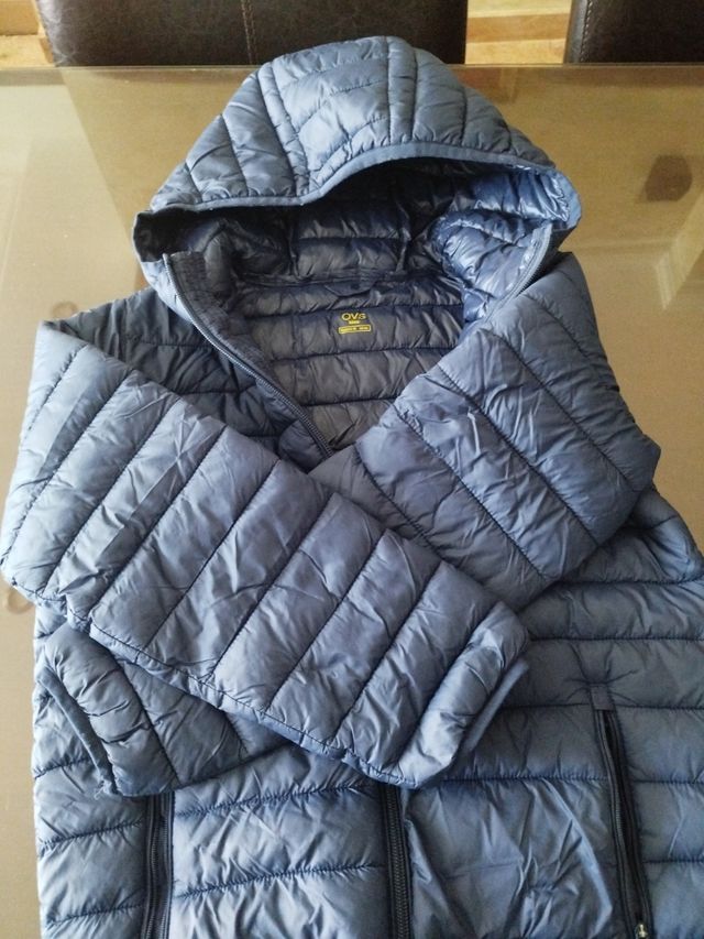 Abrigo OVS azul niño T. 9-10 años