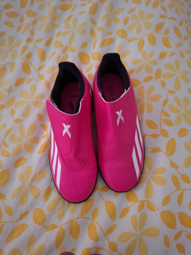 Zapatillas Adidas Fútbol Niña Rosa talla33