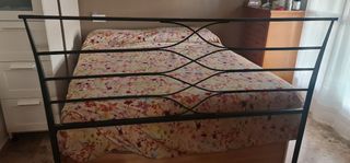 Cabecero imitación forja negro