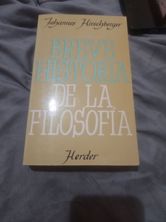 Breve historia de la filosofía