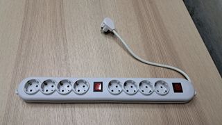 Regleta doble con interruptor