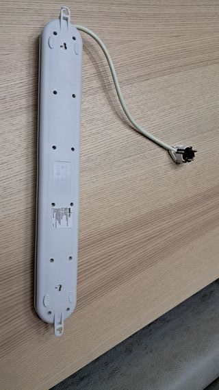 Regleta doble con interruptor