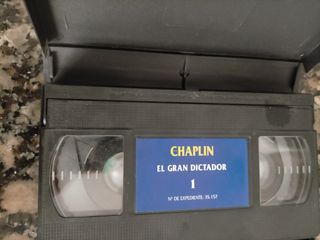 Película VHS El Gran Dictador Chaplin