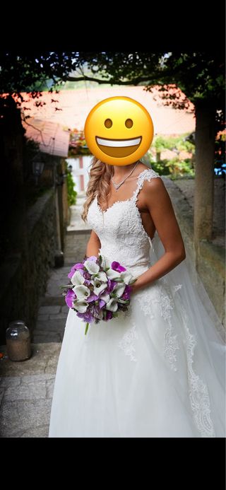 Vestido de Novia Blanco Encaje