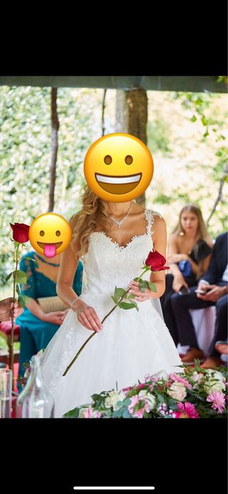 Vestido de Novia Blanco Encaje