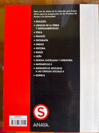 Matemáticas aplicadas a las Ciencias Sociales II