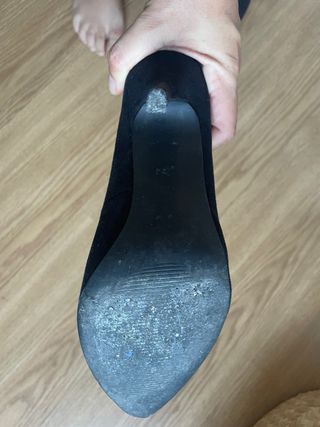Zapatos de tacón negros La Strada talla 38