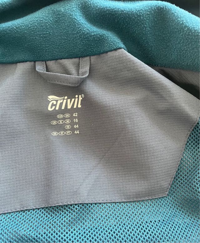 Chubasquero deportivo azul