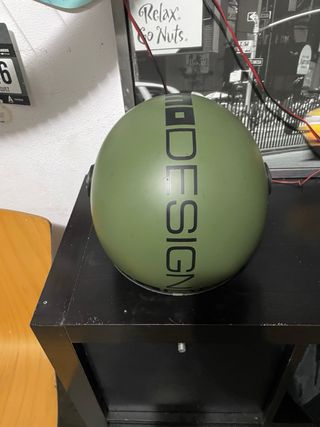 Casco Moto Momo Verde CAMBIARIA POR GARMIN