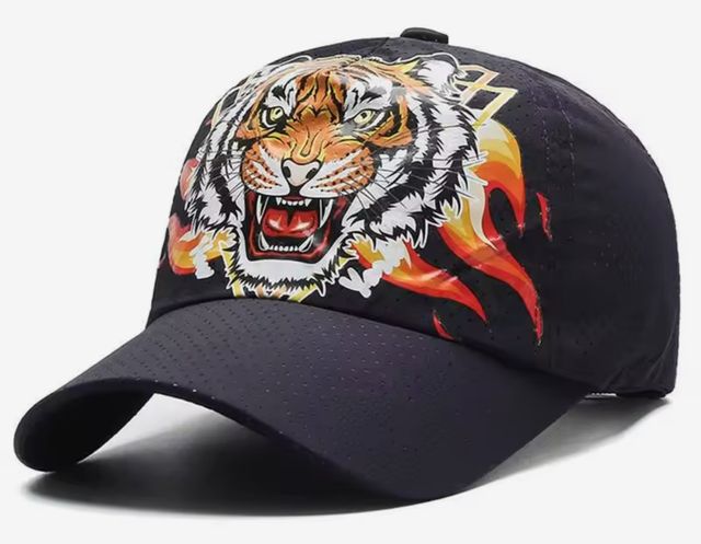 Gorra Verano Tigre Fuego Nueva