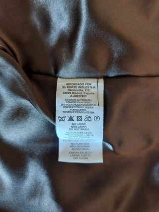Abrigo piel sintética estampado leopardo talla 44