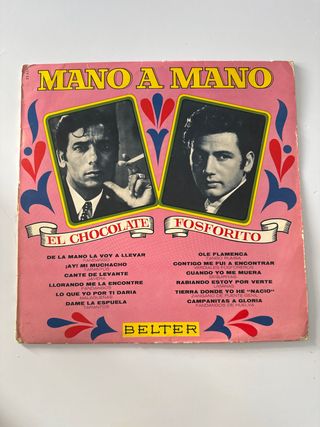 Vinilo Mano a Mano El Chocolate y Fosforito