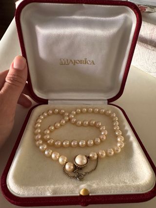 Collar de perlas Majorica 45 cm